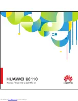 Preview for 1 page of Huawei U8110 User Manual