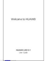 Preview for 1 page of Huawei U8510-1 User Manual