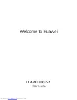 Huawei U8655-1 User Manual preview