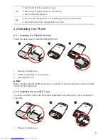 Preview for 6 page of Huawei U8850-1 User Manual