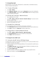 Preview for 28 page of Huawei U8850 User Manual