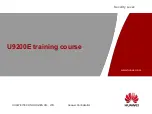 Huawei U9200E Training Course preview