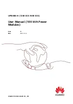 Huawei UPS5000-H Series User Manual предпросмотр