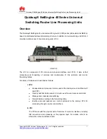 Huawei UR-LPUF Supplementary Manual preview