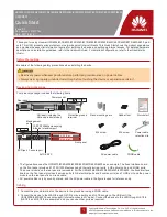 Preview for 1 page of Huawei USG6306 Quick Start