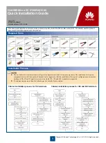 Preview for 1 page of Huawei V100R001C00 Quick Installation Manual