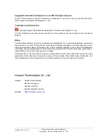 Preview for 2 page of Huawei VPM220W User Manual