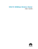 Huawei WS319 User Manual preview