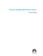 Huawei WS331a User Manual предпросмотр