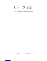 Preview for 1 page of Huawei Y 201 NFC User Manual