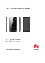 Huawei Y320U Manual preview