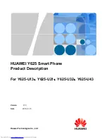 Preview for 1 page of Huawei Y625-U13 Product Description