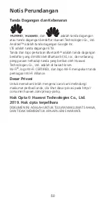 Preview for 54 page of Huawei YAL-L21 Quick Start Manual