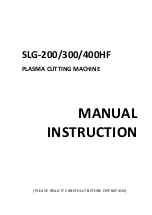 Предварительный просмотр 1 страницы HUAYUAN SLG-200HF Manual Instruction