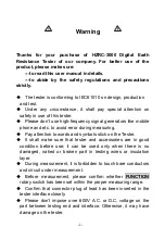 Preview for 4 page of Huazheng Electric Manufacturing HZRC-3000 Manual