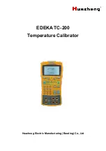 Huazheng EDEKA TC-200 Manual preview