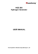 Huazheng HGZ-500 User Manual preview