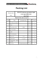 Preview for 7 page of Huazheng HZ-1025 Manual