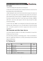 Preview for 11 page of Huazheng HZ-3110 Manual