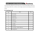 Preview for 9 page of Huazheng HZ-3150A User Manual