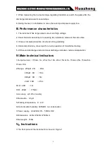 Preview for 5 page of Huazheng HZ-3220E User Manual