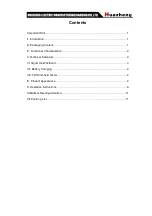 Preview for 3 page of Huazheng HZ-3310E-I Manual