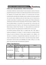 Preview for 4 page of Huazheng HZ-3510 User Manual