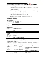 Preview for 8 page of Huazheng HZ-5100S Manual