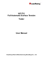 Huazheng HZ1731 User Manual preview