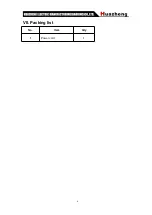 Предварительный просмотр 8 страницы Huazheng HZ5372 User Manual