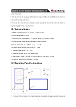 Preview for 5 page of Huazheng HZBB-10A Quick Start Manual