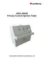 Preview for 1 page of Huazheng HZDL-2000III Manual