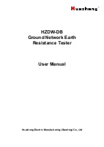 Huazheng HZDW-DB User Manual предпросмотр