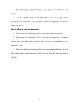 Preview for 16 page of Huazheng HZGZ-IV Instruction Manual