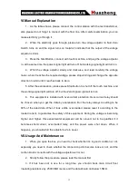Preview for 16 page of Huazheng HZJ Manual