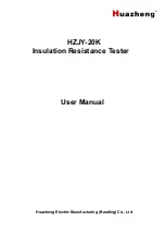 Huazheng HZJY-20K User Manual предпросмотр