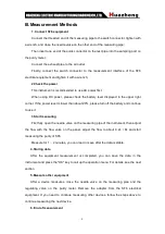 Preview for 6 page of Huazheng HZSF-801 User Manual