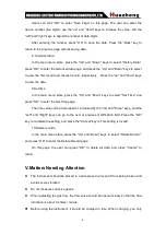 Preview for 9 page of Huazheng HZSF-801 User Manual