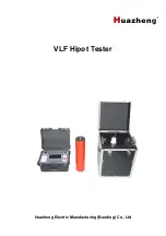 Предварительный просмотр 1 страницы Huazheng VLF Hipot Manual