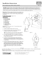 Preview for 1 page of Hubbardton Forge Elton 303050 Installation Instructions