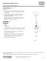 Предварительный просмотр 2 страницы Hubbardton Forge Erlenmeyer 161060 Installation Instructions