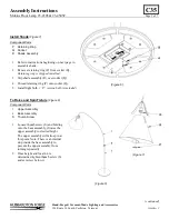 Preview for 3 page of Hubbardton Forge Mobius 23-4505 Assembly Instructions Manual