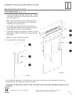 Preview for 5 page of Hubbardton Forge Shard Outdoor Sconce XL 302518 Assembly/Installation Instructions