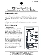 Preview for 3 page of Hubbel GAI-TRONICS SP2 Fiber Manual