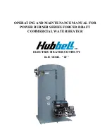 Hubbell Electric Heater Company WATER HEATER DF Operating And Maintenance Manual предпросмотр