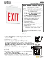 Preview for 1 page of HUBBELL LIGHTING DualLite CCEL Series Quick Start Manual