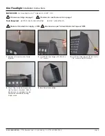 Preview for 4 page of HUBBELL LIGHTING Kim Lighting Floodlight Installation Instructions Manual