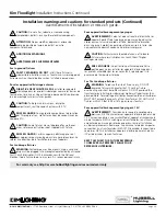 Preview for 12 page of HUBBELL LIGHTING Kim Lighting Floodlight Installation Instructions Manual