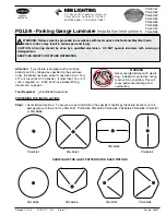 HUBBELL LIGHTING kim lighting PGL5/6 Series Installation Instructions Manual preview