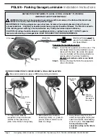 Preview for 2 page of HUBBELL LIGHTING kim lighting PGL5/6 Series Installation Instructions Manual